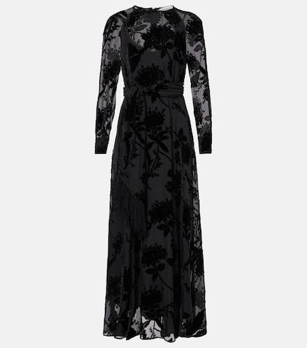 Robe longue Burnout Sheath en velours - Zimmermann - Modalova