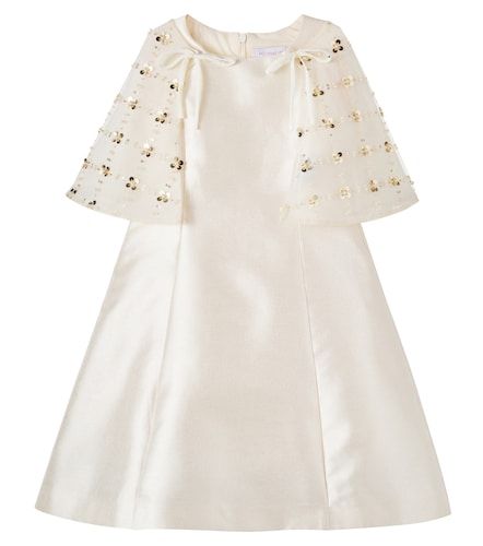 Monnalisa Robe en satin à sequins - Monnalisa - Modalova
