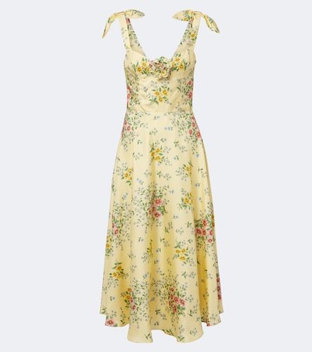 Rodarte Robe midi en soie à fleurs - Rodarte - Modalova