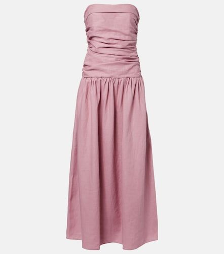 Robe bustier longue Sacha en lin - Faithfull - Modalova