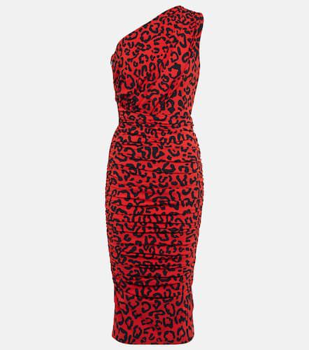 Robe midi à motif léopard - Dolce&Gabbana - Modalova