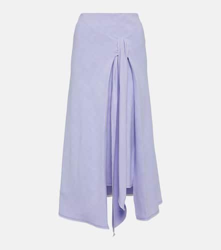 Jupe longue asymétrique tie & dye - Victoria Beckham - Modalova