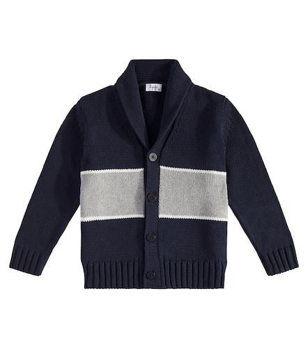 Il Gufo Cardigan rayé en coton - Il Gufo - Modalova