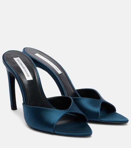 Mules Harlow 100 en satin - Victoria Beckham - Modalova