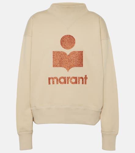 Sweat-shirt Moby en coton mélangé à logo - Marant Etoile - Modalova