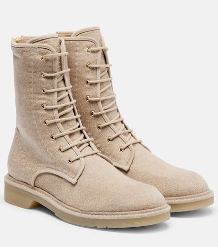 Bottines Baker en cachemire et cuir - Max Mara - Modalova