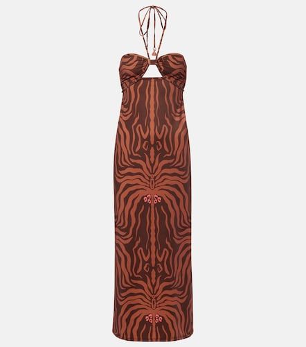 Robe midi Jungle Palms imprimée - Johanna Ortiz - Modalova
