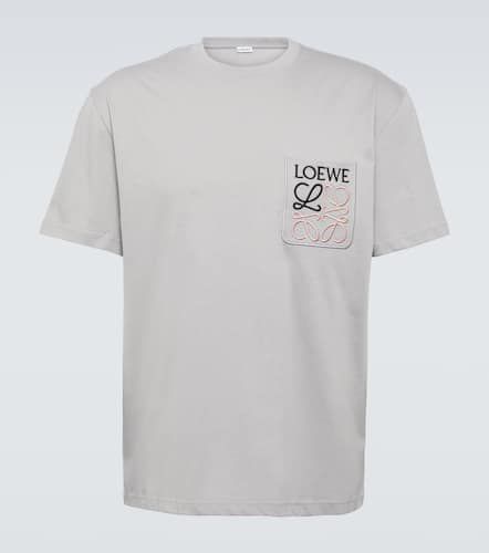 T-shirt brodé en coton à logo - Loewe - Modalova