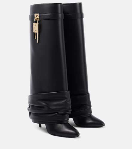 Bottes Shark Lock Stiletto en cuir - Givenchy - Modalova