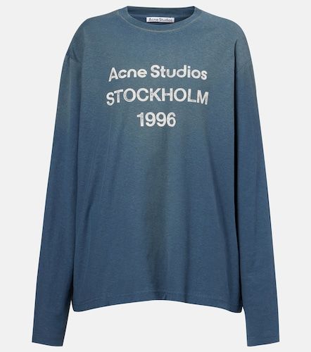 Acne Studios Top en coton à logo - Acne Studios - Modalova