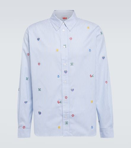 Kenzo Chemise Pixel rayée en coton - Kenzo - Modalova