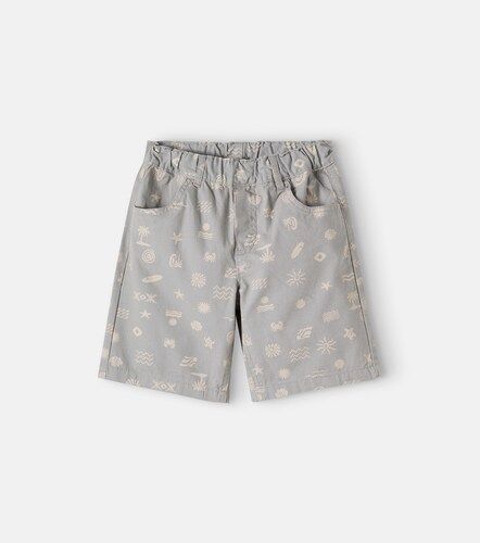 Short August imprimé en toile de coton - Wheat - Modalova