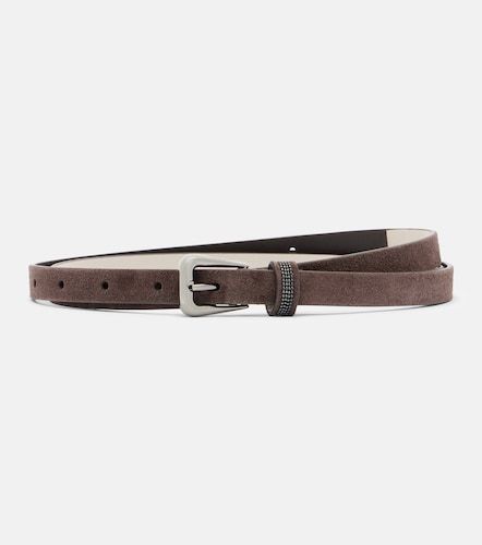 Ceinture Monili en daim - Brunello Cucinelli - Modalova