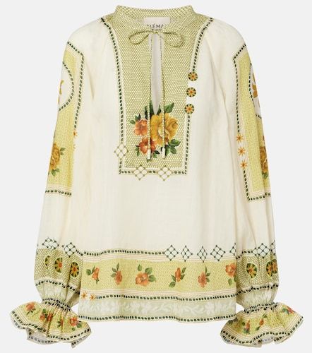Alémais Blouse Dixie en ramie imprimée - Alemais - Modalova