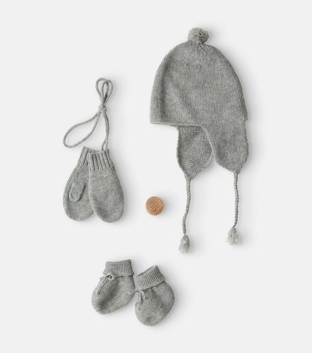 Bébé – Set bonnet, moufles et bottines en cachemire - Bonpoint - Modalova