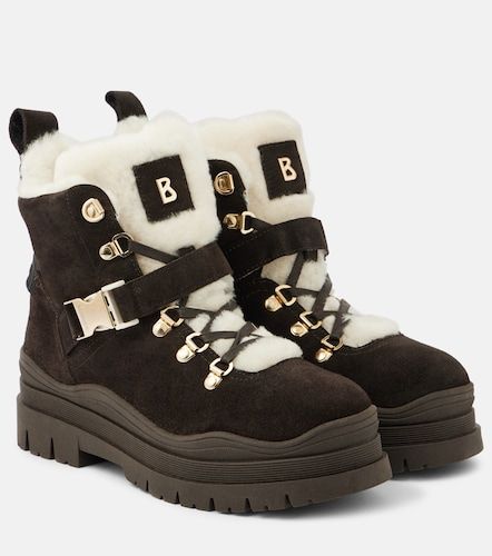 Bottines Arosa en daim à finitions en peau lainée - Bogner - Modalova