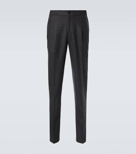 Pantalon slim en laine vierge - Rubinacci - Modalova