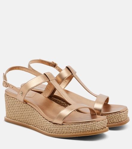 Sandales compensées Theia en cuir - Jimmy Choo - Modalova