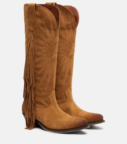 Bottes santiags Wish Star en daim - Golden Goose - Modalova