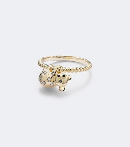 Yvonne Léon Bague Koala en or 9 ct et diamants - Yvonne Leon - Modalova