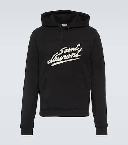 Sweat-shirt à capuche ‘50s Signature en coton - Saint Laurent - Modalova