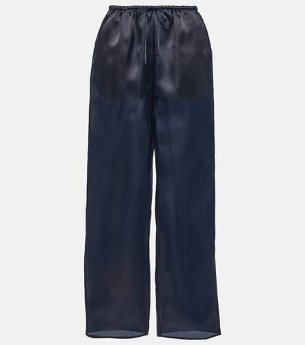 Pantalon ample en organza de soie - Totême - Modalova