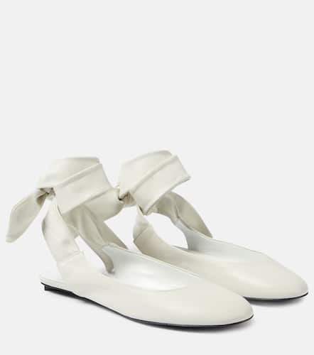 Ballerines de mariée Cloe en cuir - The Attico - Modalova