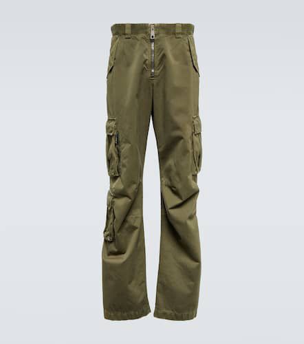 Pantalon cargo à taille haute en coton - Dolce&Gabbana - Modalova
