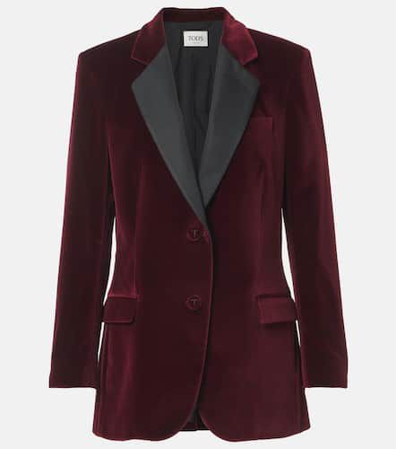 Tod's Blazer en velours de coton - Tod's - Modalova