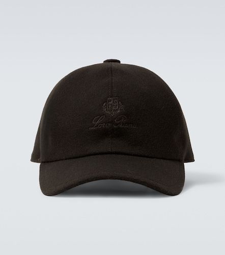 Casquette brodée en daim à logo - Loro Piana - Modalova
