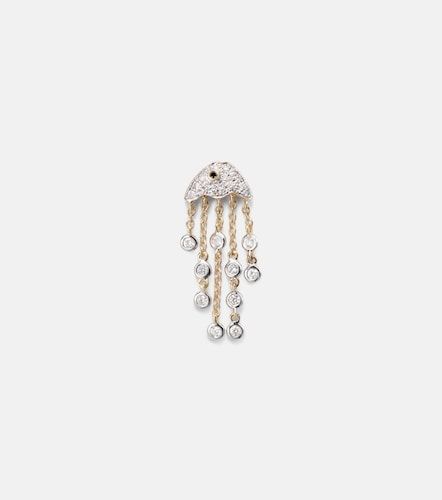 Yvonne Léon Boucle d’oreille unique Méduse en or 18 ct et diamants - Yvonne Leon - Modalova