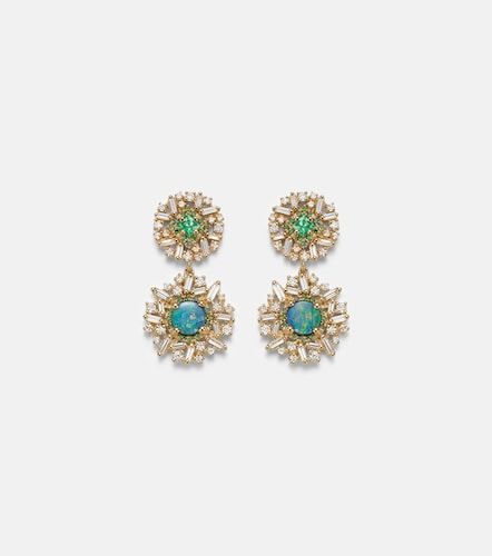 Boucles d'oreilles en or 18 ct et pierres précieuses - Suzanne Kalan - Modalova