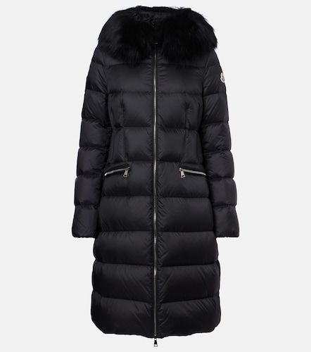 Doudoune Boedic à finition en peau lainée - Moncler - Modalova