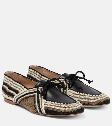 Mocassins Hays en crochet et cuir - Gabriela Hearst - Modalova