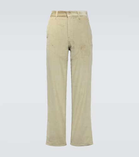 Pantalon droit en velours côtelé - Loewe - Modalova