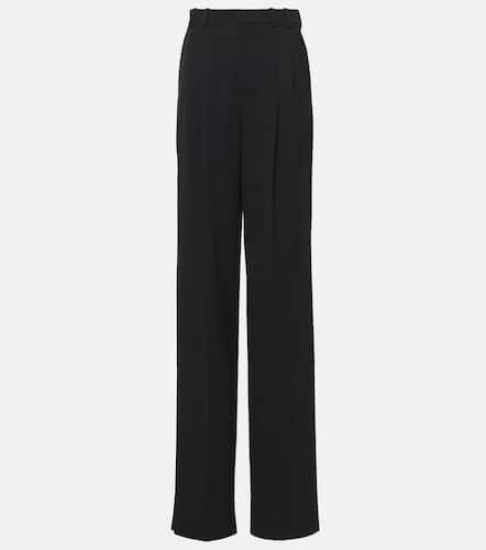 Pantalon ample à taille haute en laine - Saint Laurent - Modalova