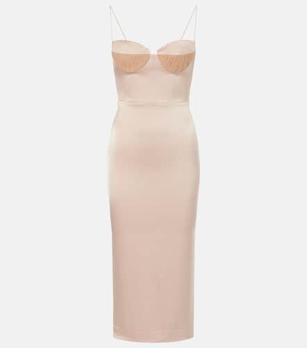 Robe midi Sweetheart en satin - Alex Perry - Modalova