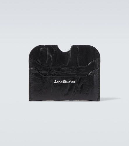 Porte-cartes en cuir façon croco - Acne Studios - Modalova