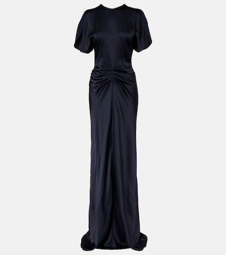 Robe longue en satin - Victoria Beckham - Modalova