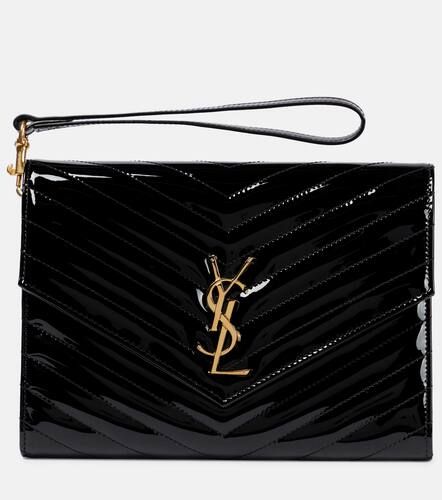 Pochette Cassandre Small en cuir verni - Saint Laurent - Modalova