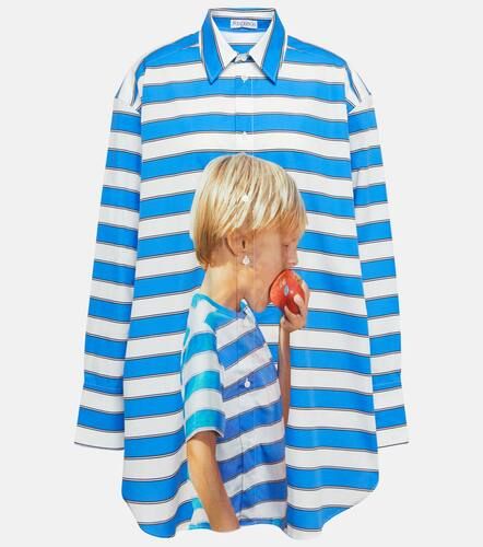 Robe chemise rayée en coton - JW Anderson - Modalova