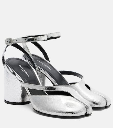 Escarpins Tabi en cuir métallisé - Maison Margiela - Modalova