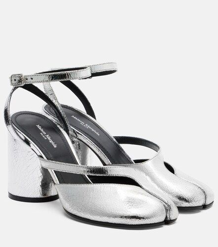 Escarpins Tabi en cuir métallisé - Maison Margiela - Modalova