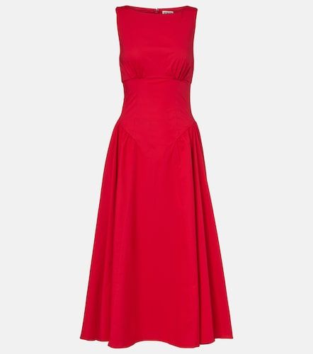 Staud Robe midi Gwen en coton - Staud - Modalova