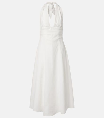 Faithfull Robe midi Bianca en lin - Faithfull - Modalova