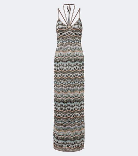 Missoni Robe longue ZigZag en lamé - Missoni - Modalova