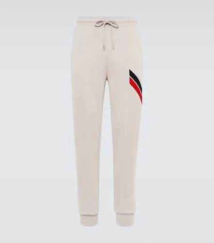 Pantalon de survêtement en coton rayé - Moncler - Modalova