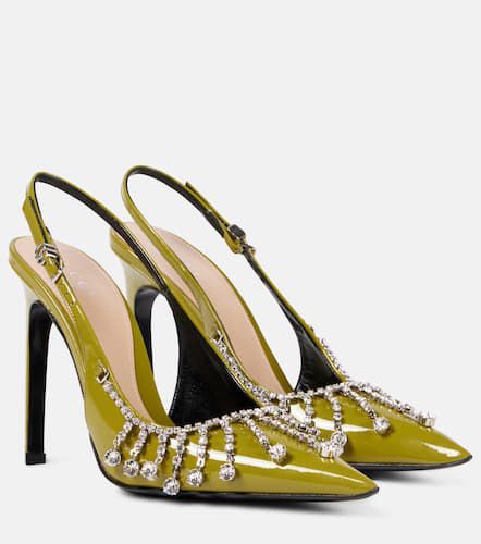 Escarpins en cuir verni à ornements - Gucci - Modalova