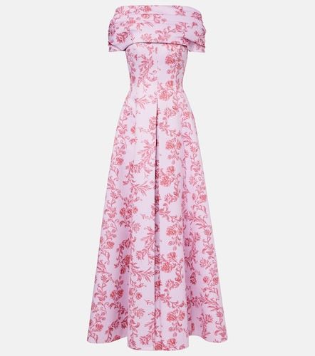Robe longue Mara à fleurs - Emilia Wickstead - Modalova