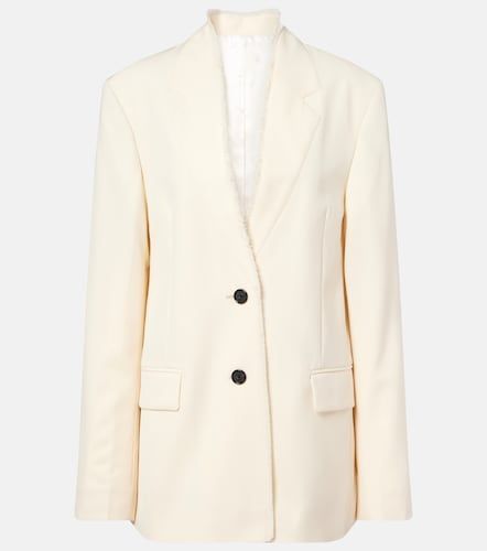 Blazer en laine à effet usé - Toteme - Modalova